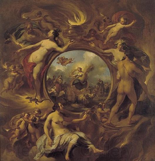 Nicolaes Pietersz. Berchem Allegory of Summer Germany oil painting art